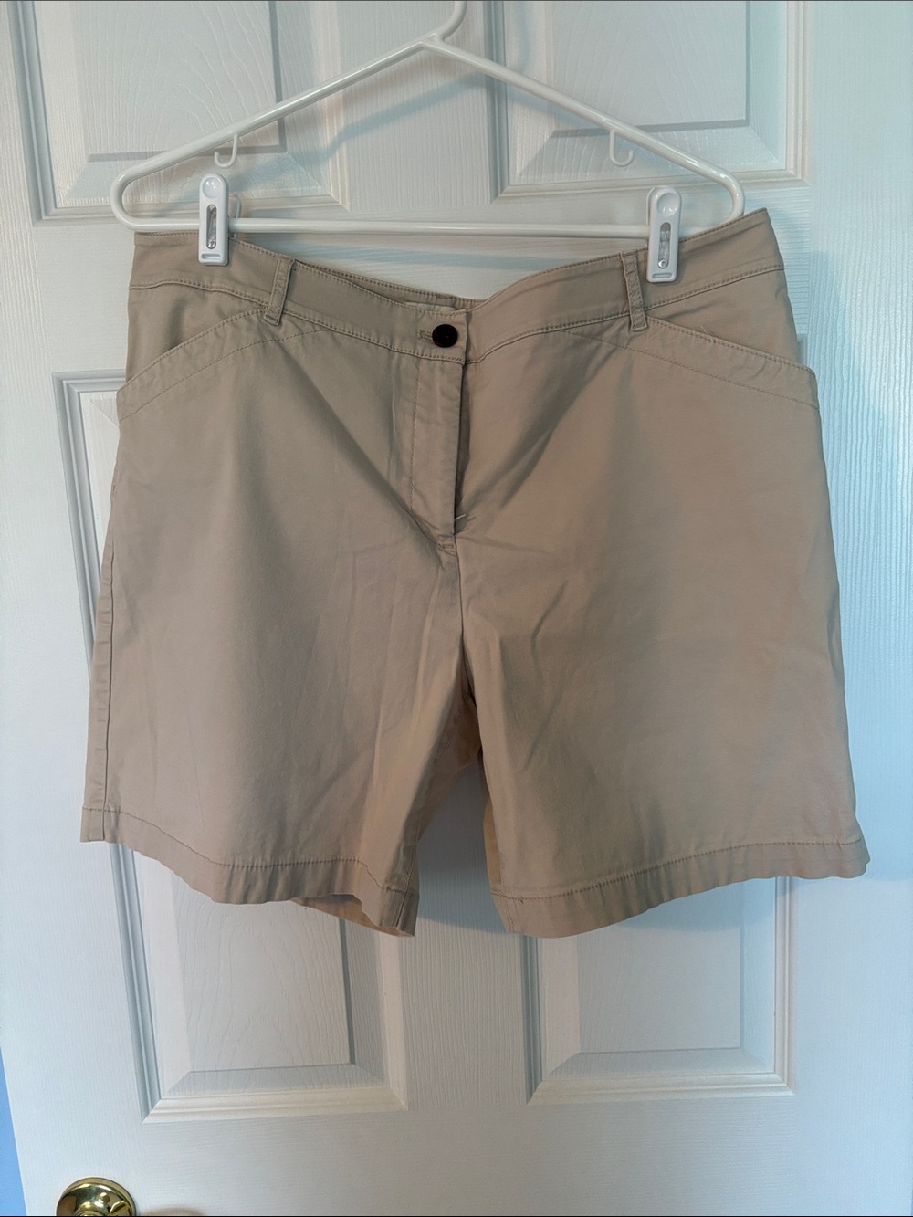 Talbots Beige Shorts Size 16